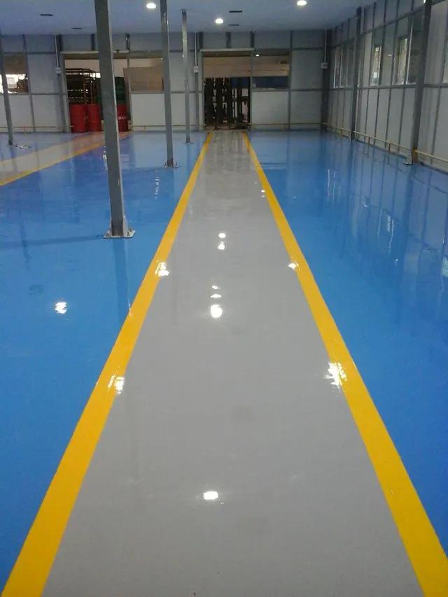 Maya Enterprise epoxy flooring installation