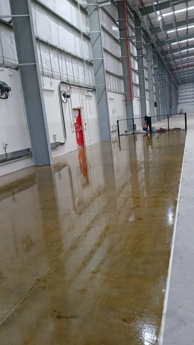 Maya Enterprise epoxy flooring installation