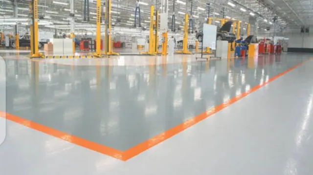 Maya Enterprise epoxy flooring installation