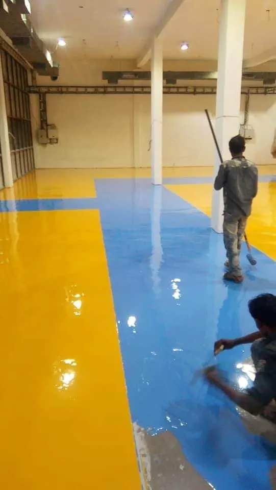 Maya Enterprise epoxy flooring installation