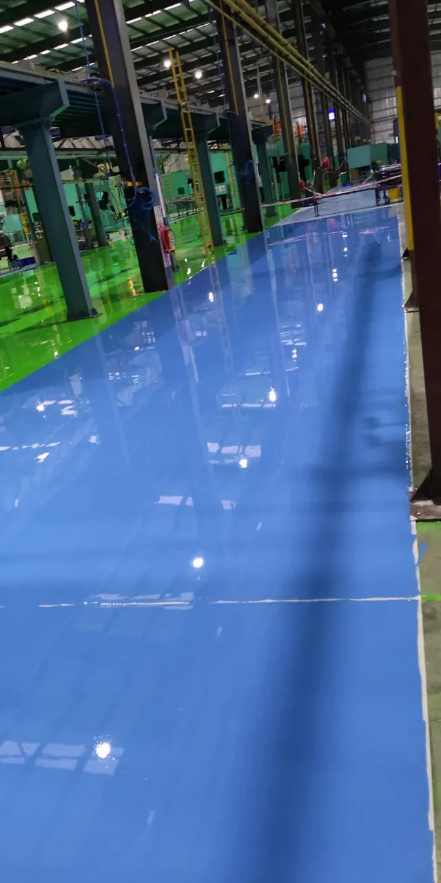 Epoxy flooring installation by Maya Enterprise, project 18