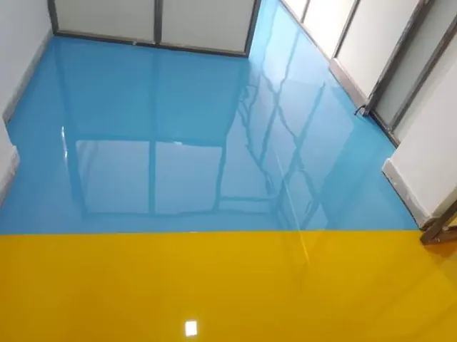 Epoxy flooring installation by Maya Enterprise, project 22