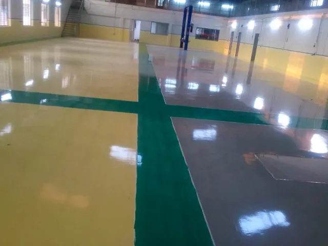 Maya Enterprise epoxy flooring installation