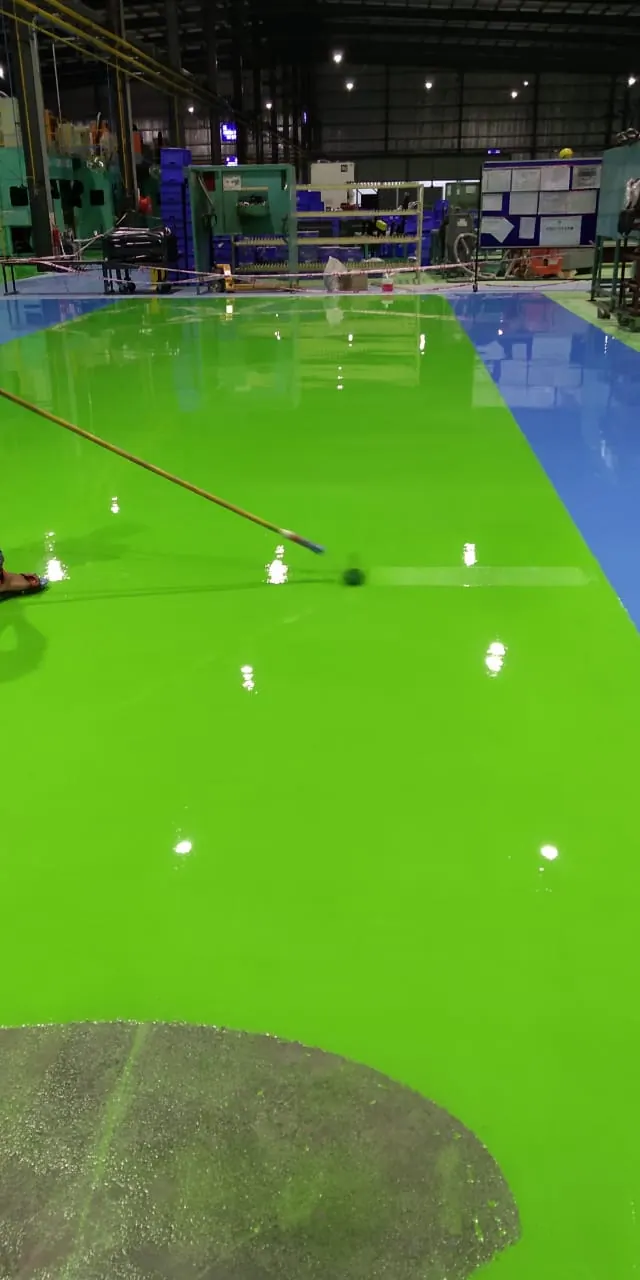 Maya Enterprise epoxy flooring installation