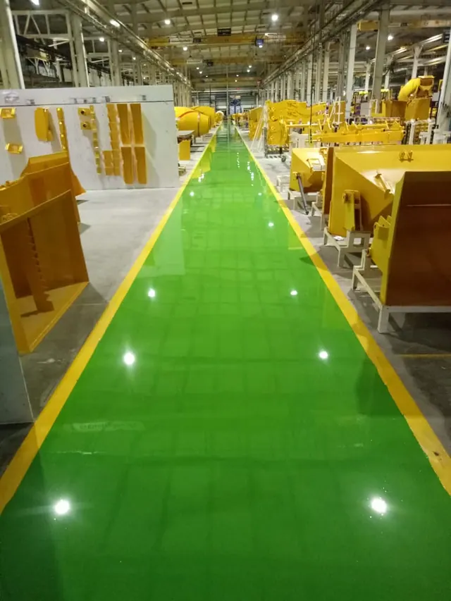 Maya Enterprise epoxy flooring installation