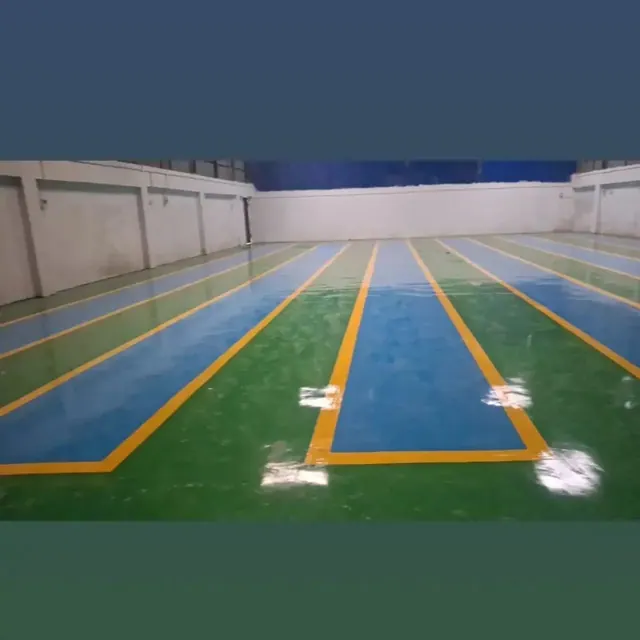 Epoxy flooring installation by Maya Enterprise, project 40