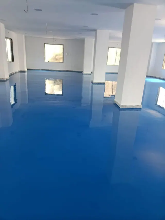 Maya Enterprise epoxy flooring installation