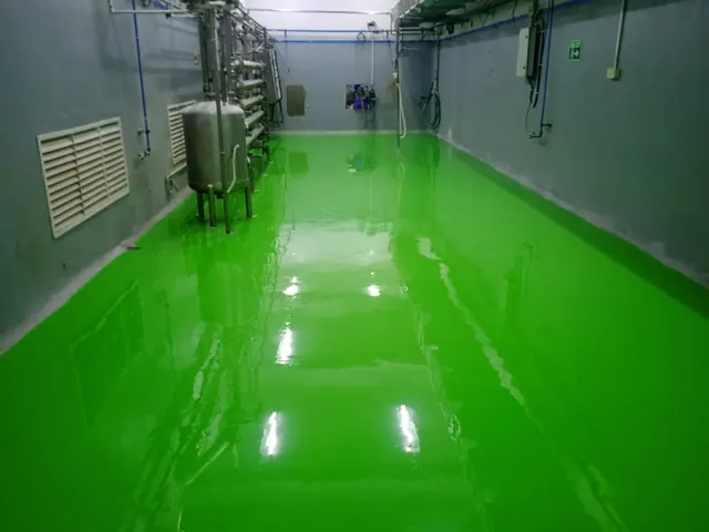 Epoxy flooring installation by Maya Enterprise, project 43