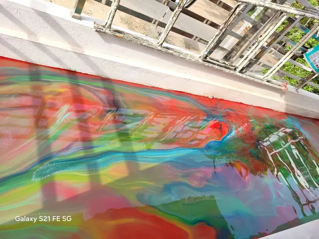 Epoxy flooring installation by Maya Enterprise, project 45