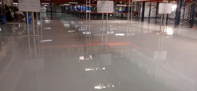 Maya Enterprise epoxy flooring installation