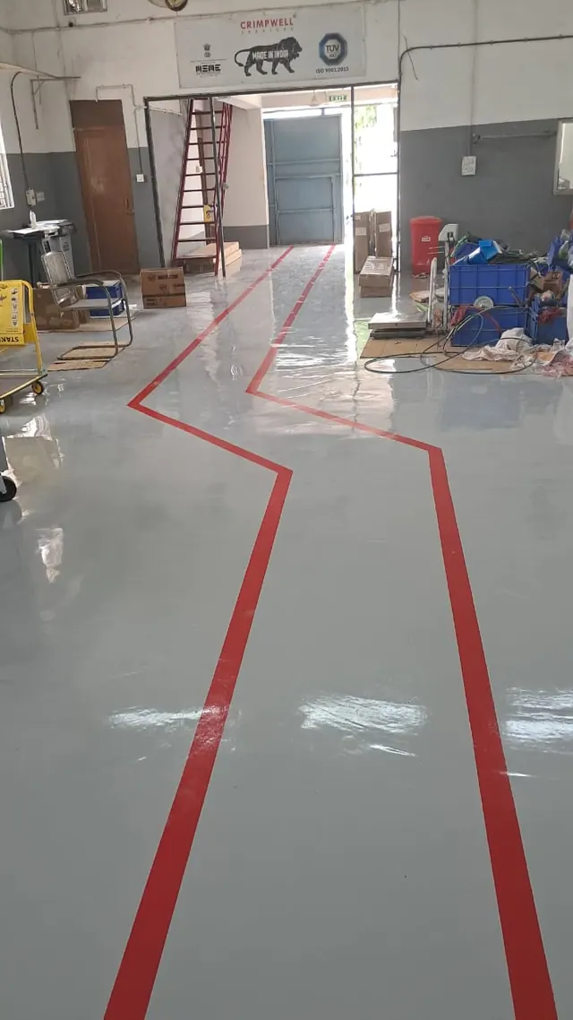 Epoxy flooring installation by Maya Enterprise, project 49