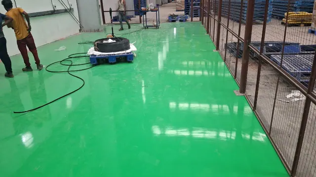 Epoxy flooring installation by Maya Enterprise, project 58