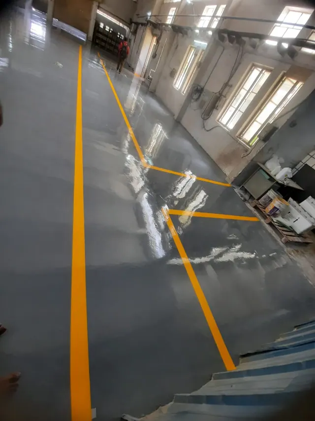 Epoxy flooring installation by Maya Enterprise, project 59