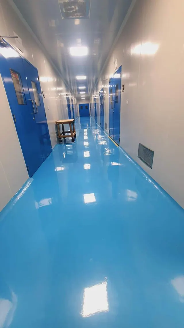 Maya Enterprise epoxy flooring installation